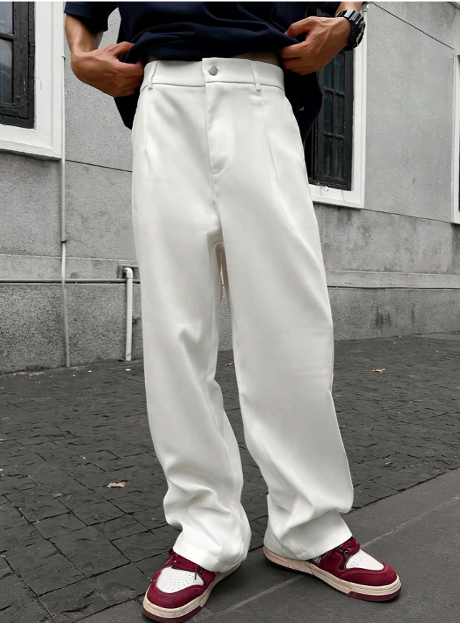 Streetrush Casual Witte Pantalon voor Heren