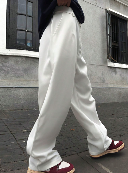 Streetrush Casual Witte Pantalon voor Heren