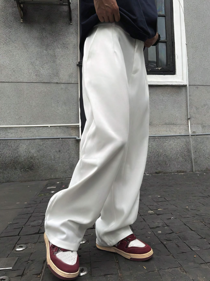 Streetrush Casual Witte Pantalon voor Heren